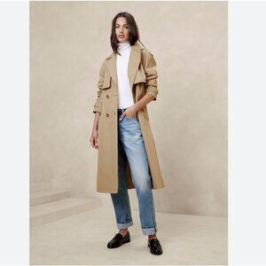 NWT | Banana Republic | Timeless Trench Coat | Tan | Small